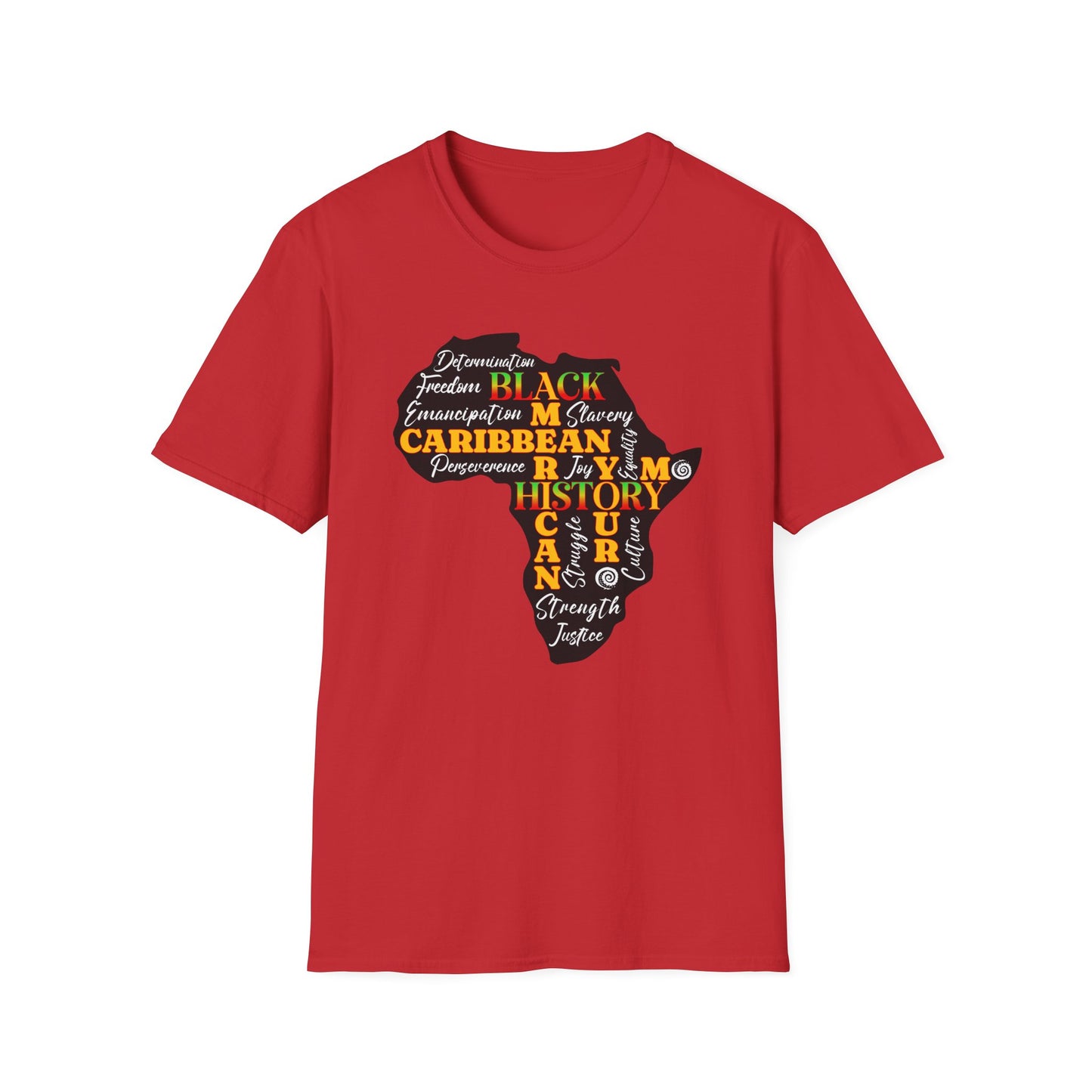 Black History is Caribbean and American History T-Shirt.