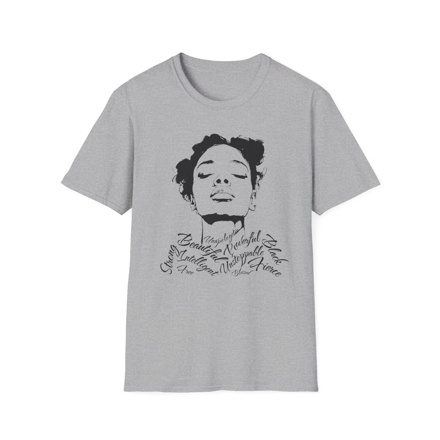 Wear Your Affirmations. Beautiful Graphic T-Shirt for Black Women