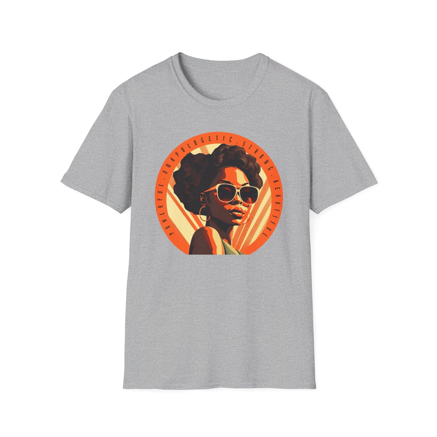 Retro Style, Positive Affirmations Graphic T-shirt for Black Women