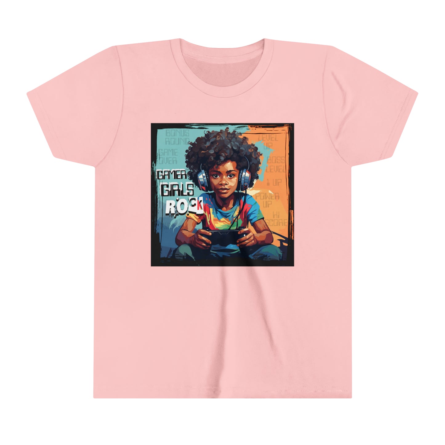 Black Girl Magic Gamer Girls Rock T-shirt