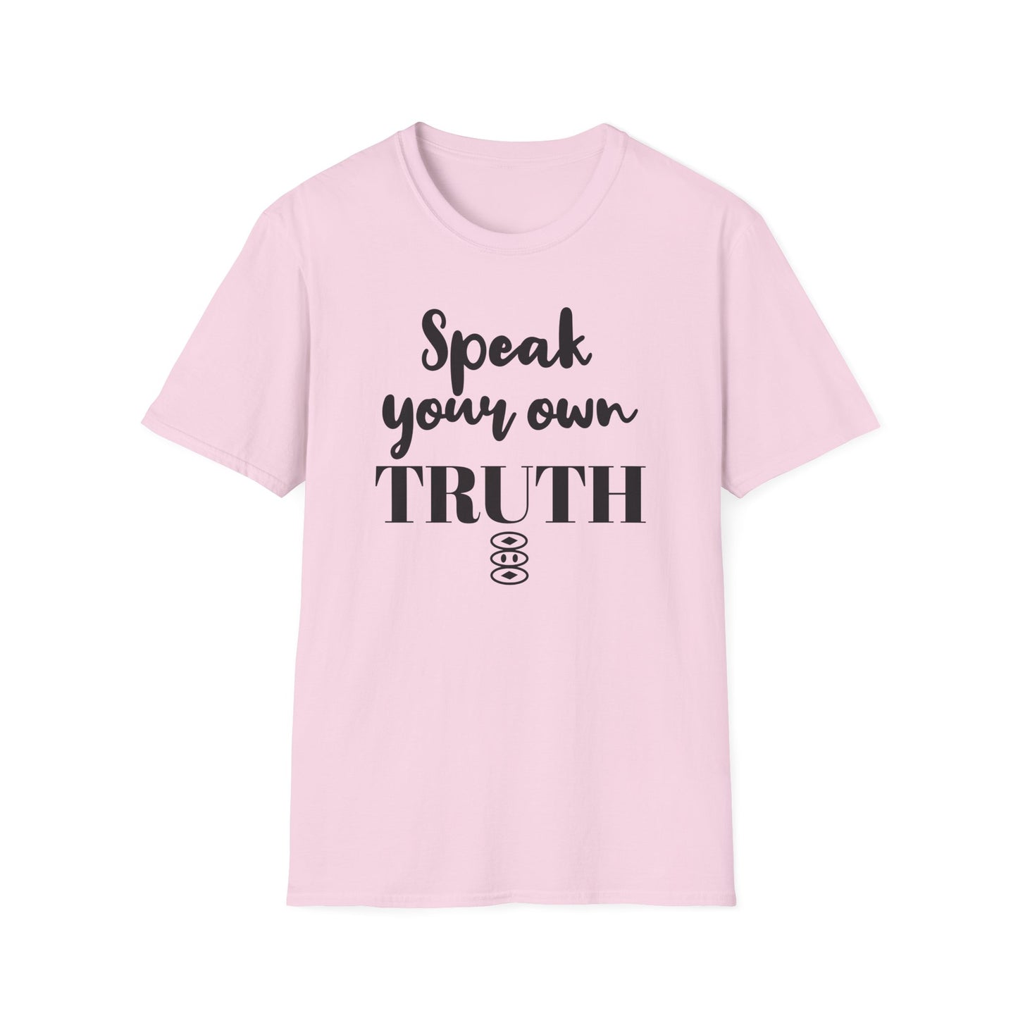 Speak Your Own Truth, Minimal Text, Afrocentric,Inspirational T-shirt.