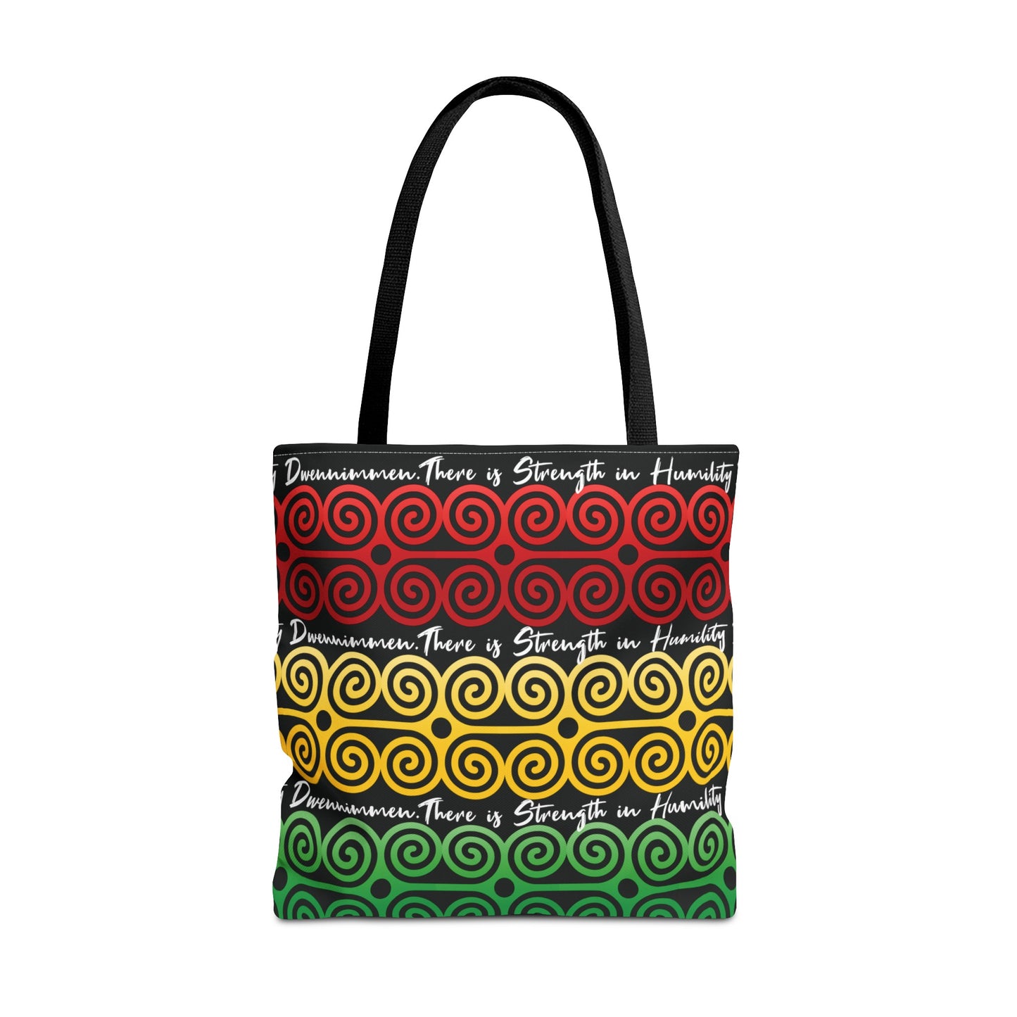 Afrocentric Tote Bag with the African Symbol for Humility and Strength.