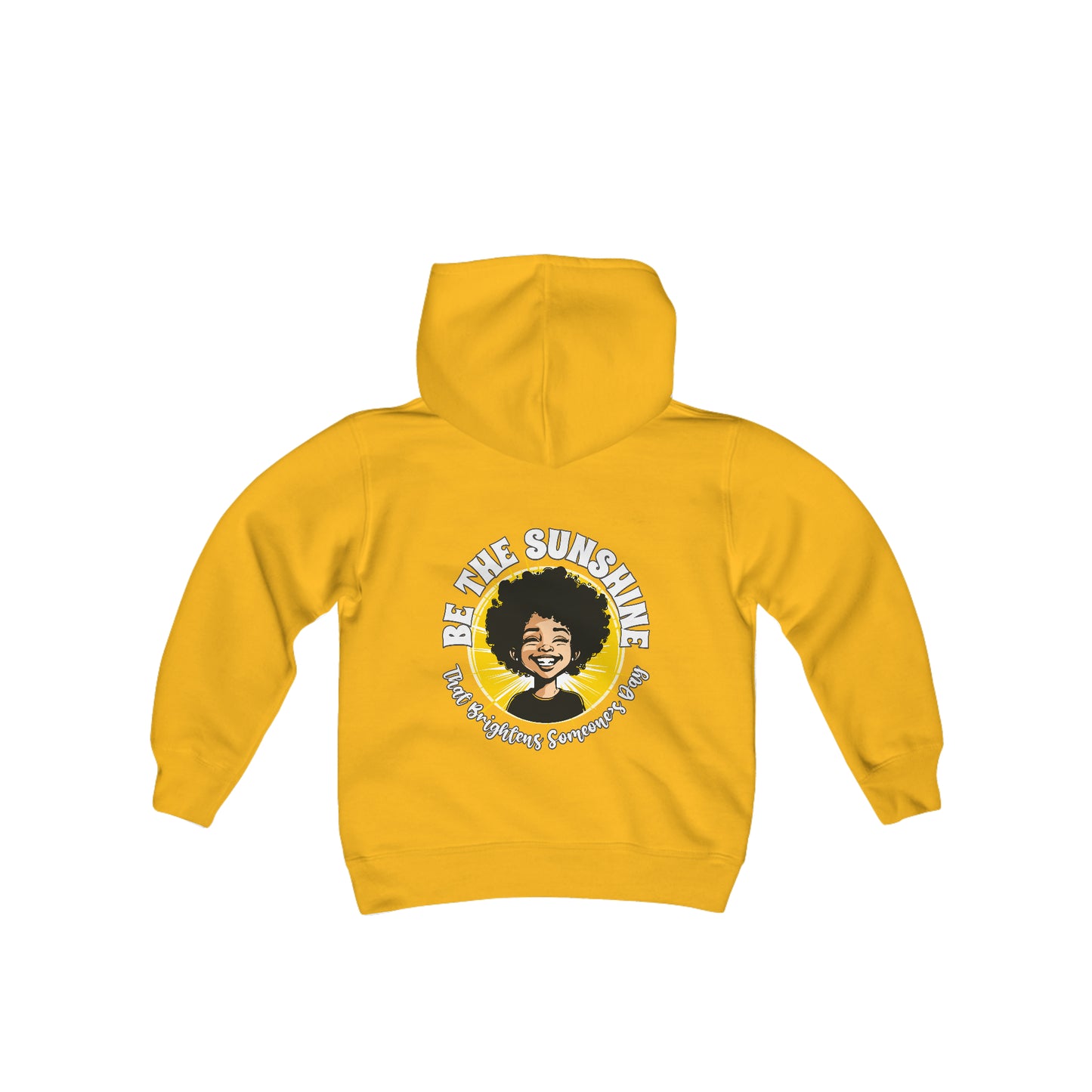 Be the Sunshine That Brightens Someone’s Day, Positive Affirmation Kid’s Hoodie