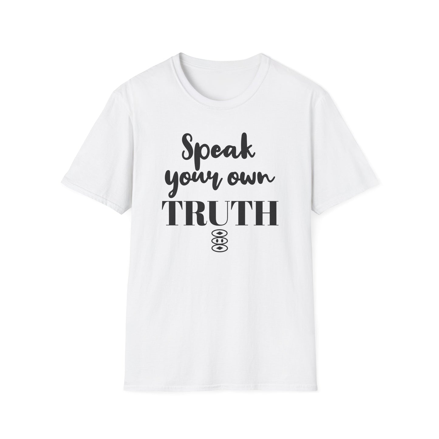 Speak Your Own Truth, Minimal Text, Afrocentric,Inspirational T-shirt.