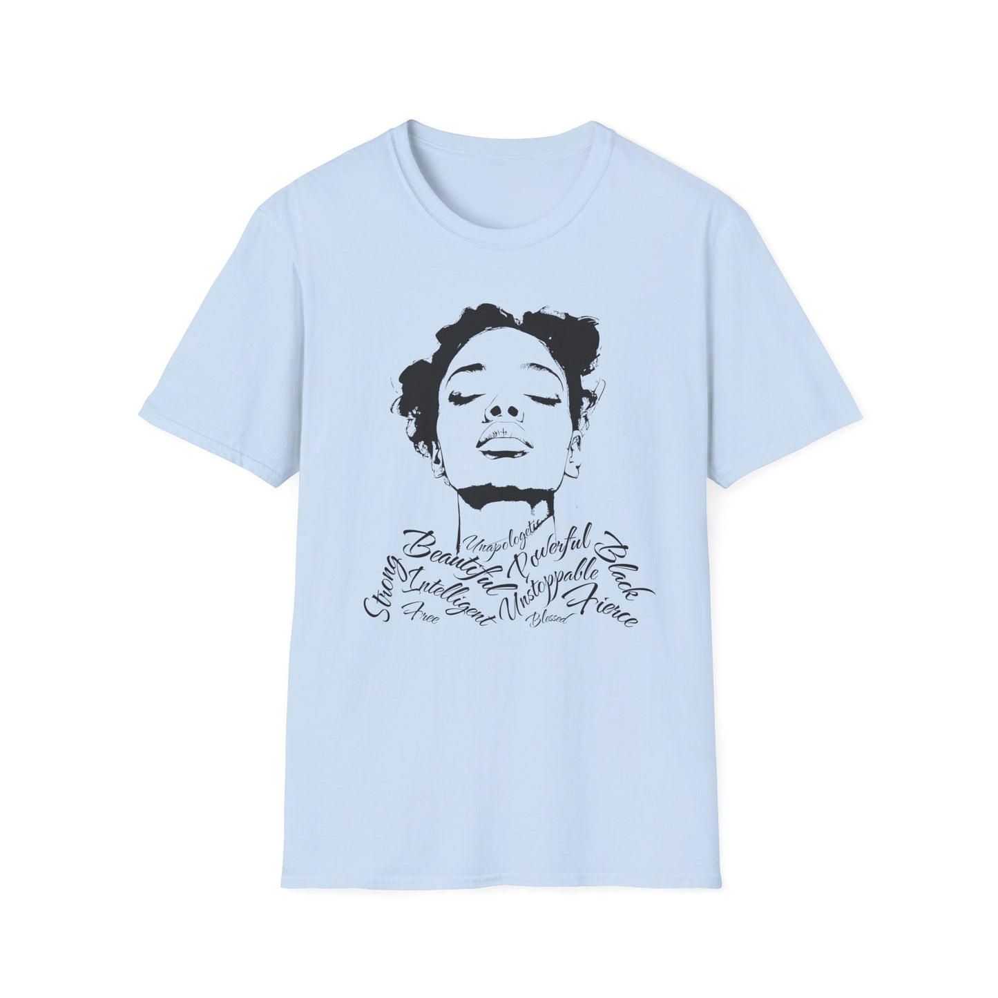 Wear Your Affirmations. Beautiful Graphic T-Shirt for Black Women