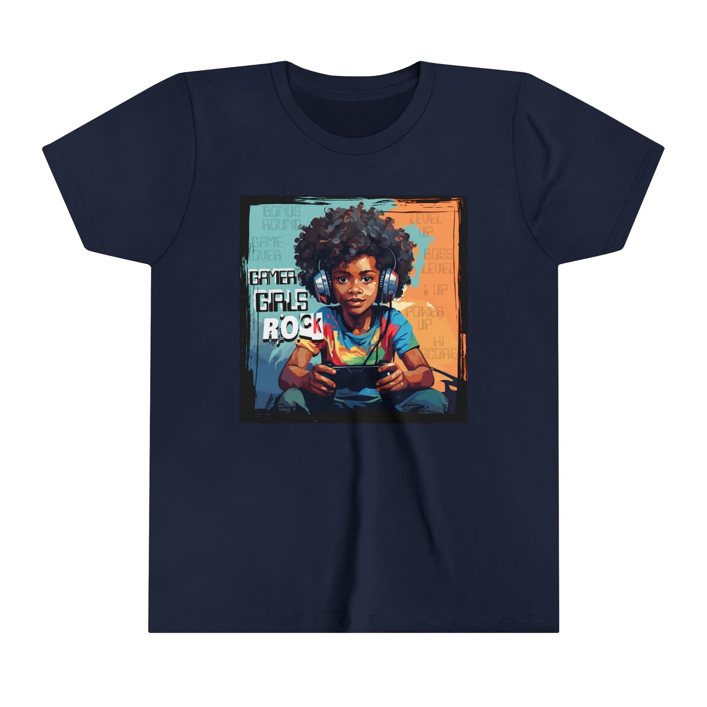 Black Girl Magic Gamer Girls Rock T-shirt