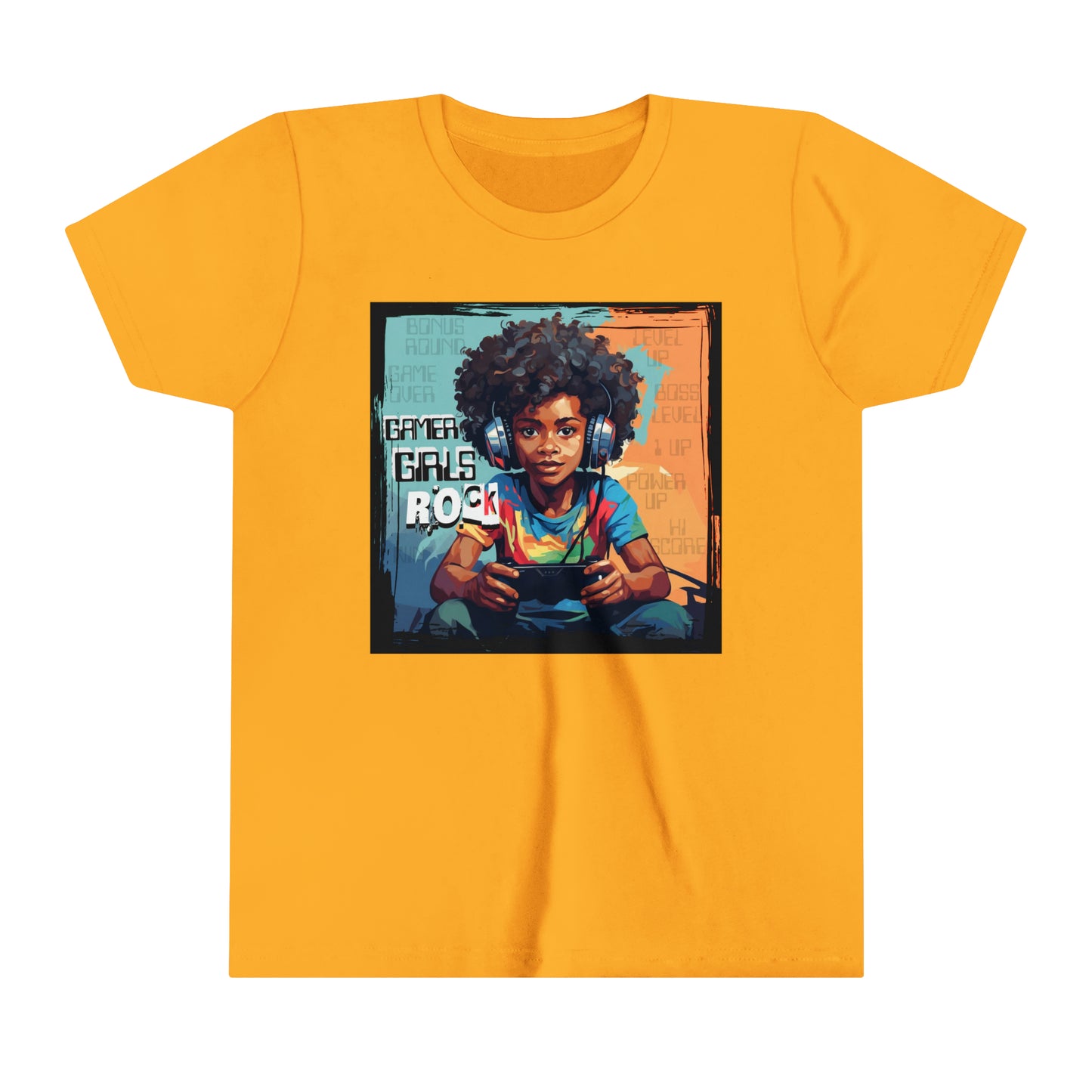 Black Girl Magic Gamer Girls Rock T-shirt