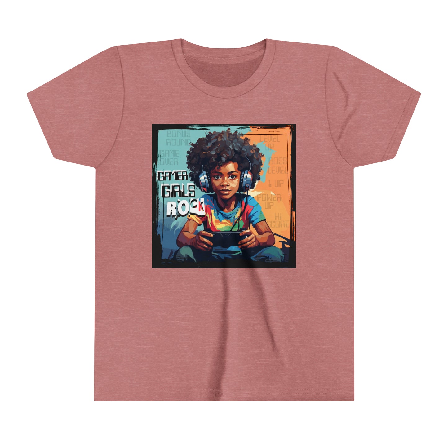 Black Girl Magic Gamer Girls Rock T-shirt