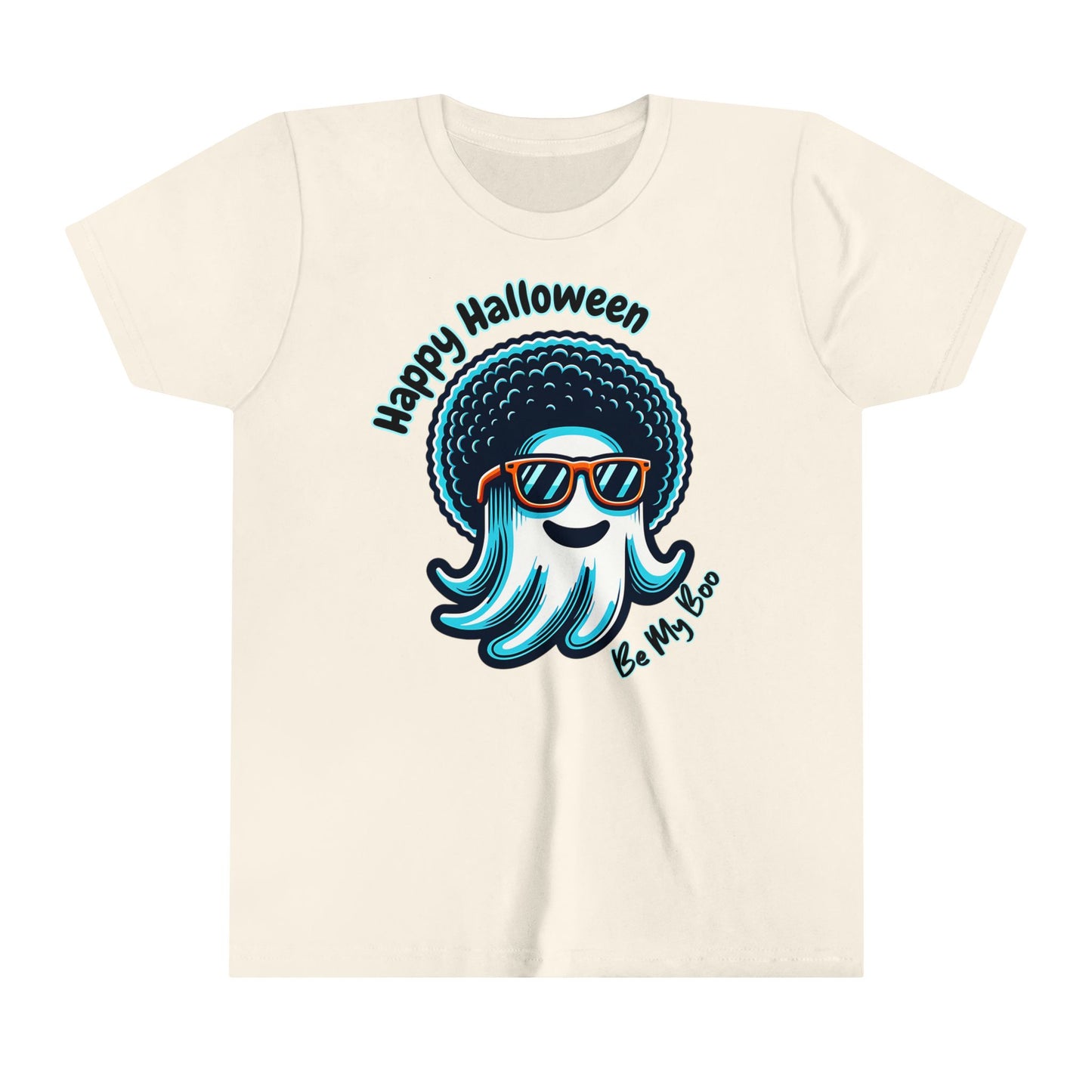 Fun Ghostly Halloween T-Shirt for Kids. Be My Boo this Halloween