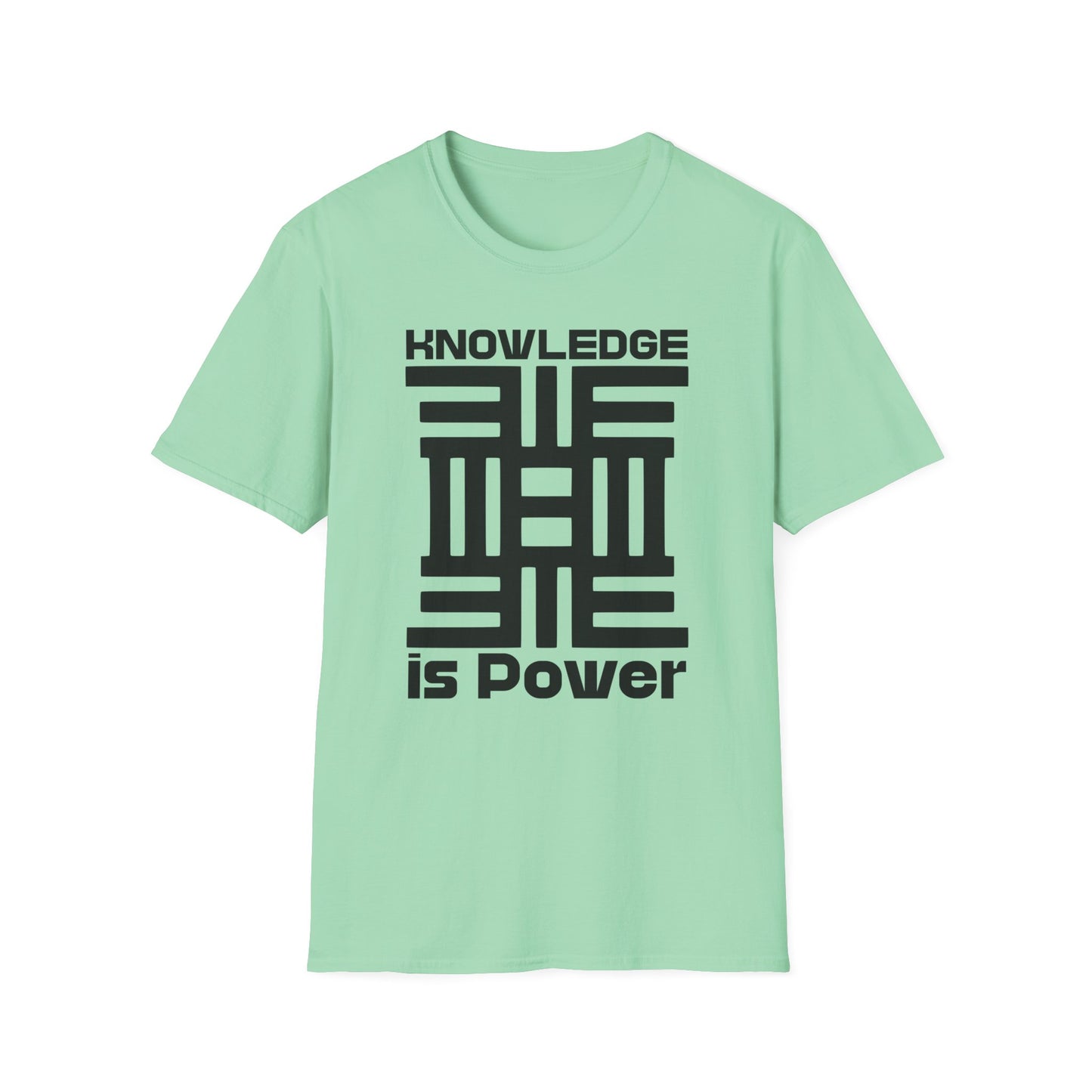 Knowledge is Power! Adinkra Symbol T-Shirt. African Heritage