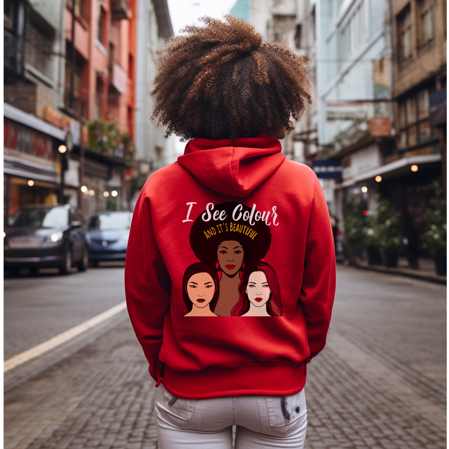 I See Colour and It’s Beautiful. Inclusivity and Diversity Hooded Sweatshirt